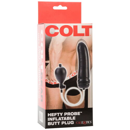 Nafukovací latexový anální kolík COLT Hefty Probe Inflatable Butt Plug