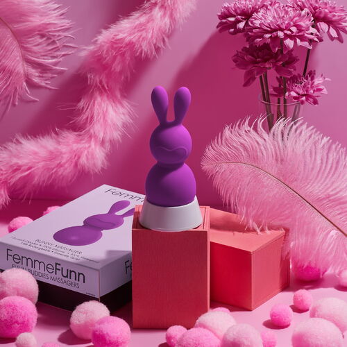 Vibrátor na klitoris Bunny Massager Purple