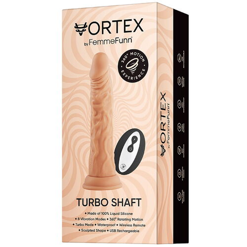 Rotační realistický vibrátor s přísavkou Vortex Turbo Shaft