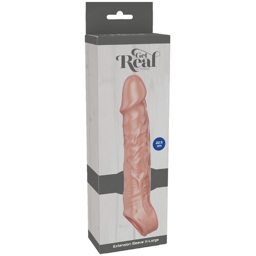 Prodlužovací návlek na penis Get Real X-Large - TOYJOY