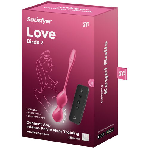 Vibrační vaginální činka Love Birds 2 - Satisfyer