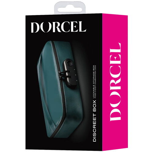 Uzamykatelný kufřík na erotické pomůcky Discreet Box Green - Dorcel