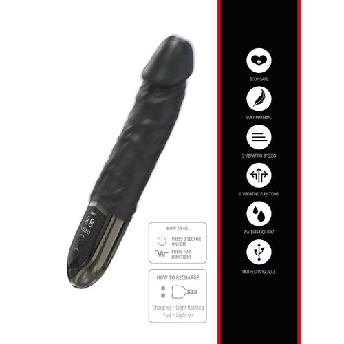 Realistický anální vibrátor Anal Power Vibrator - Hidden Desire