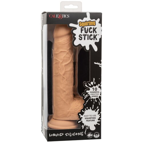 Realistický stříkací vibrátor s přísavkou Squirting Fuck Stick - California Exotic Novelties